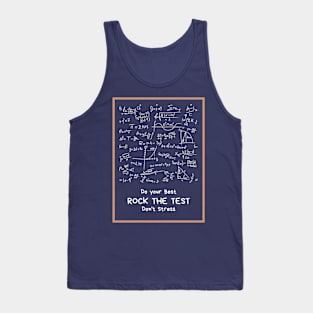 Rock the test teacher test day Tank Top